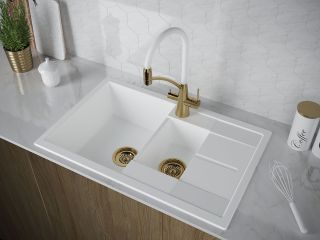 Мойка кухонная Paulmark Flugen PM237850-WH белый